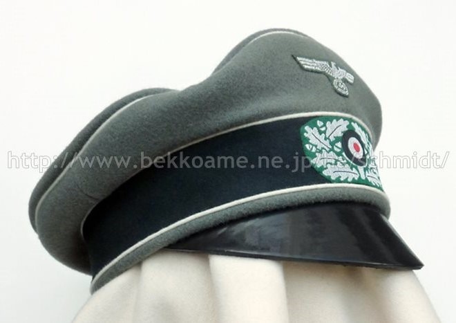 WW2ドイツ軍将校制帽クラッシュキャップ　砲兵部隊　複製品